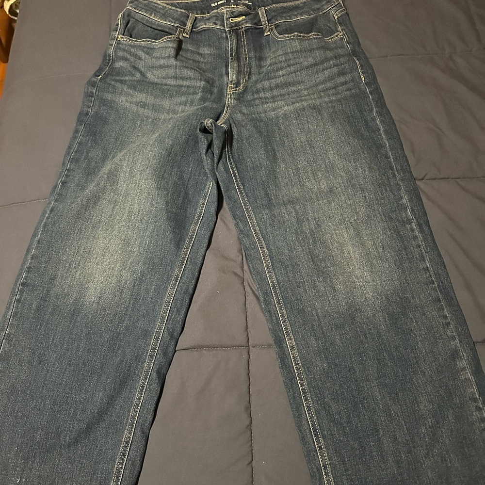 Old Navy Women's High Rise Dark Blue Jeans